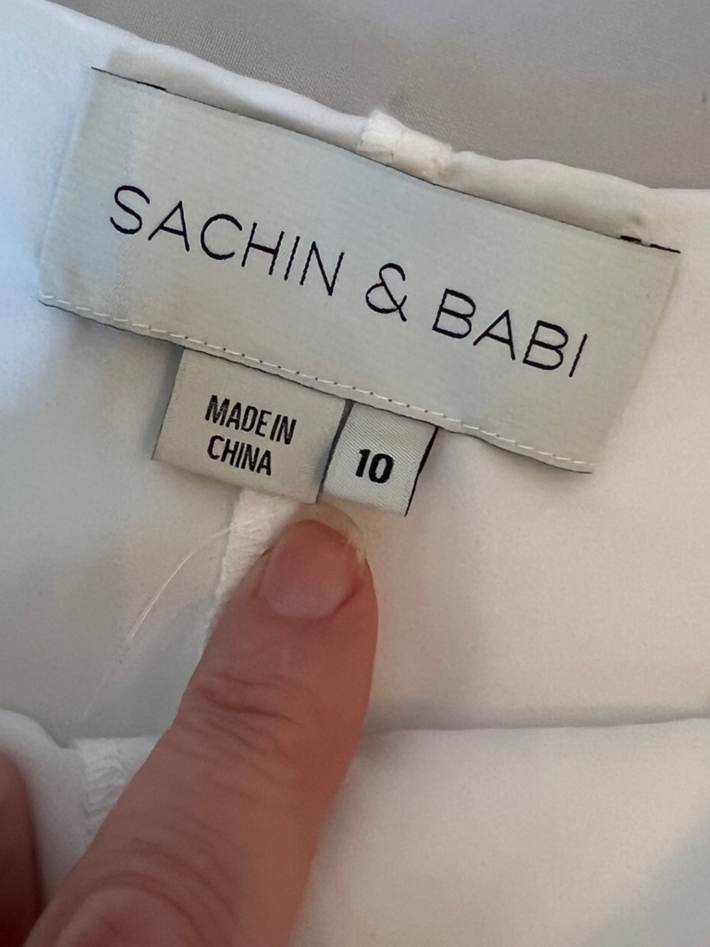 Sachin + Babi Rowen Pant in Ivory. Size 10 NWT - Picture 7 of 12